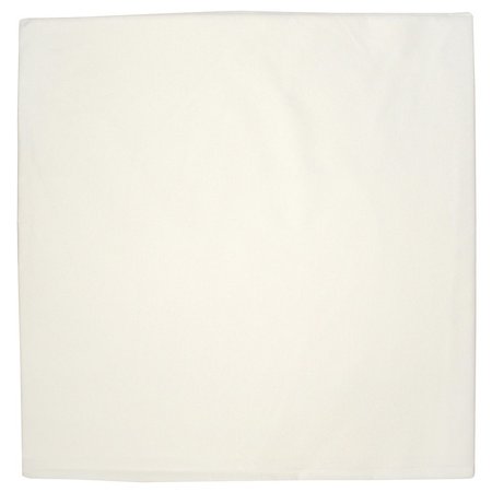HOFFMASTER Tablecover, White, 82"x82", PK24 210431
